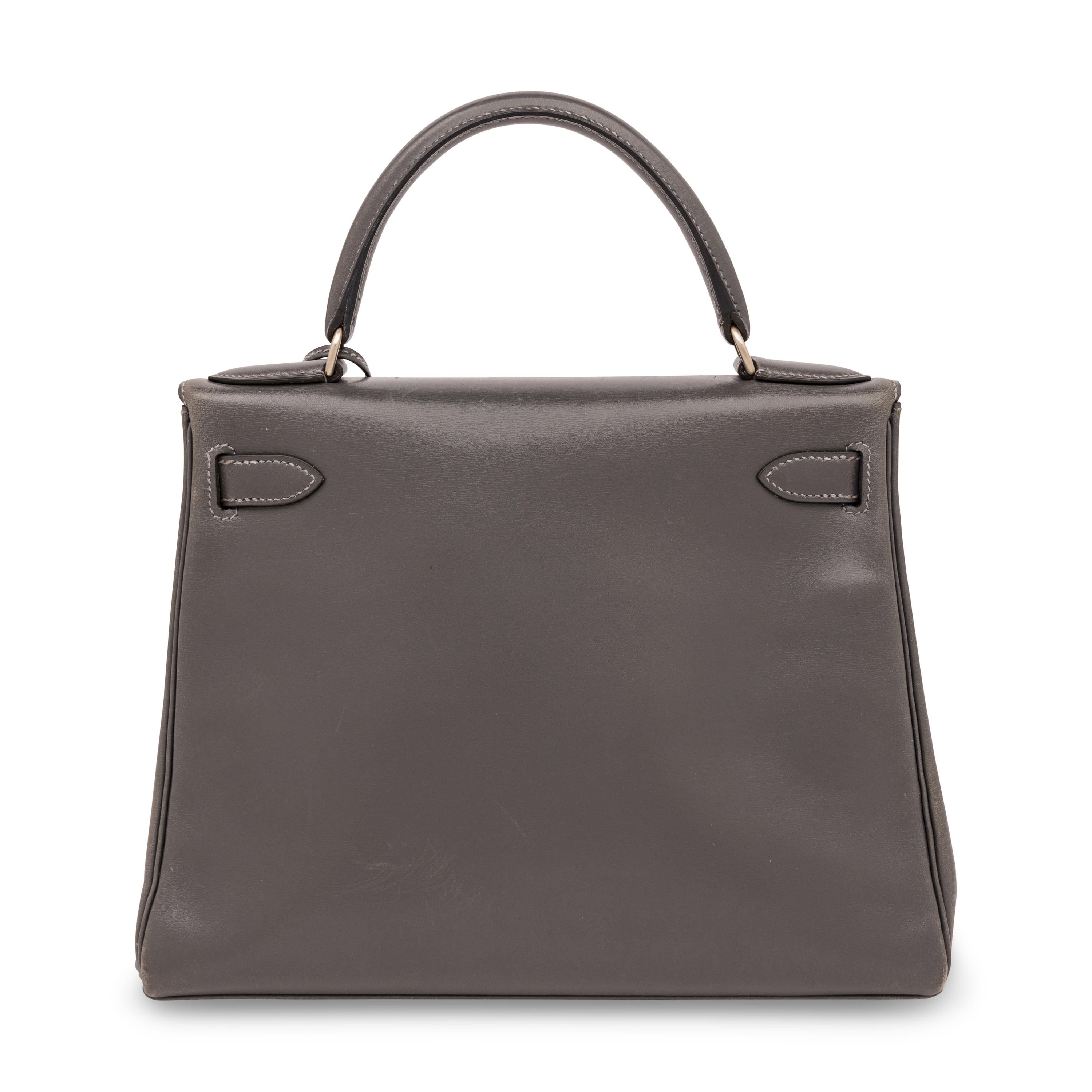 Hermès, Kelly 28 in Ardoise Box