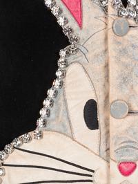 GUCCI, EMBELLISHED 'BUGS BUNNY' SUEDE VEST, 2018