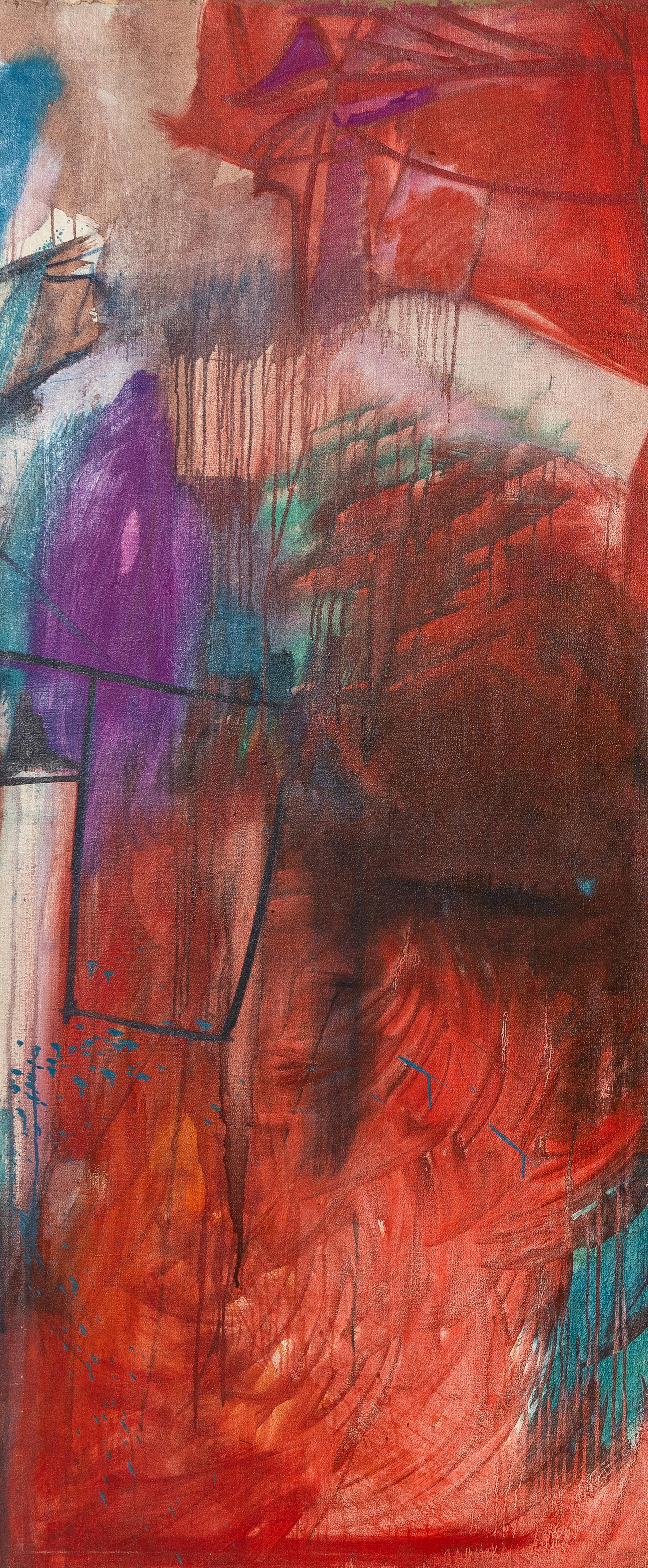 Sudden Storm at McGaheysville (Triptych) , 1962