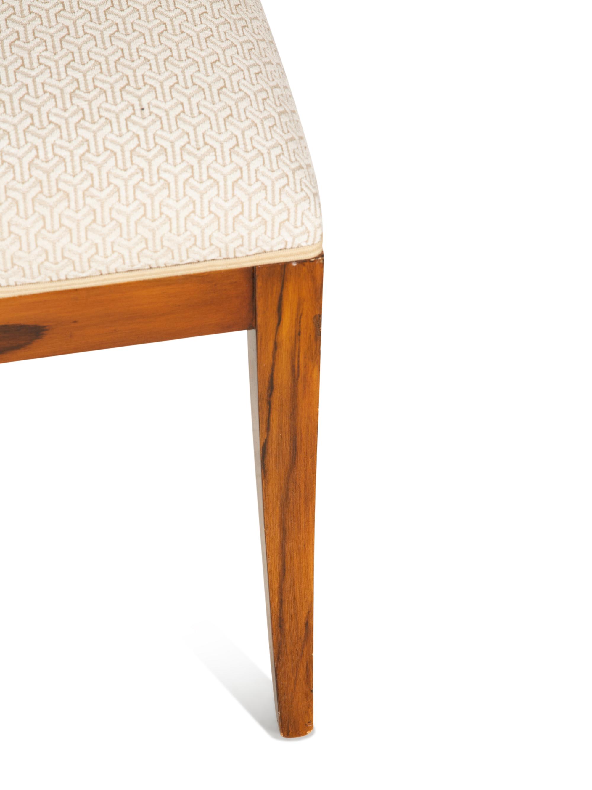 A Set of Four Biedermeier Style Dining Chairs