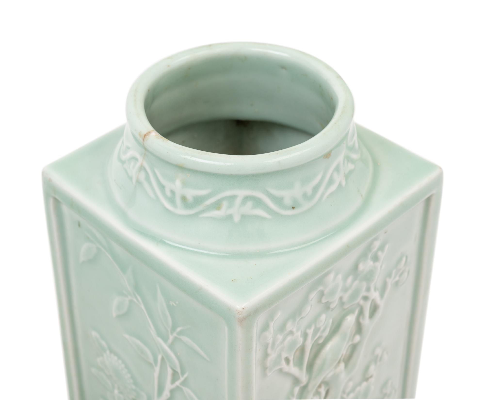 Two Chinese Celadon Porcelain Articles