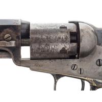 Inscribed Colt Model 1849 Pocket Revolver of Lt. Sprague S. Hill - 57th PA Infantry - Wounded at Gettysburg
