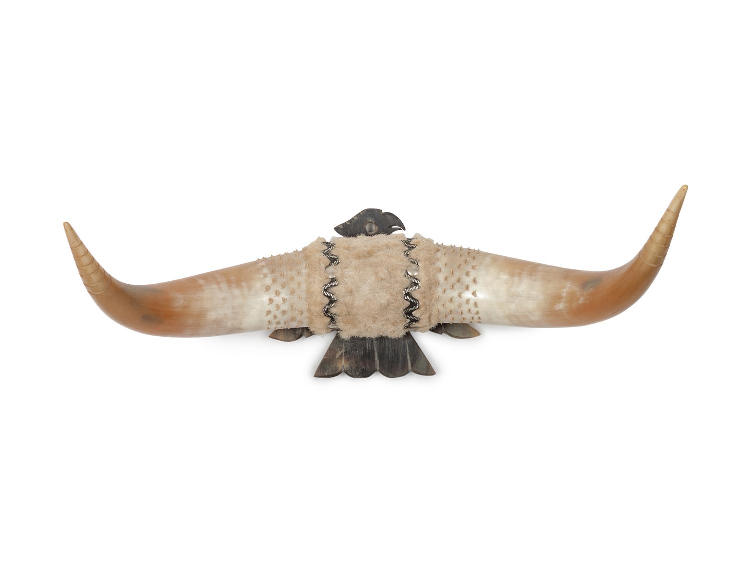 Three Decorative Horn and Antler Mounts