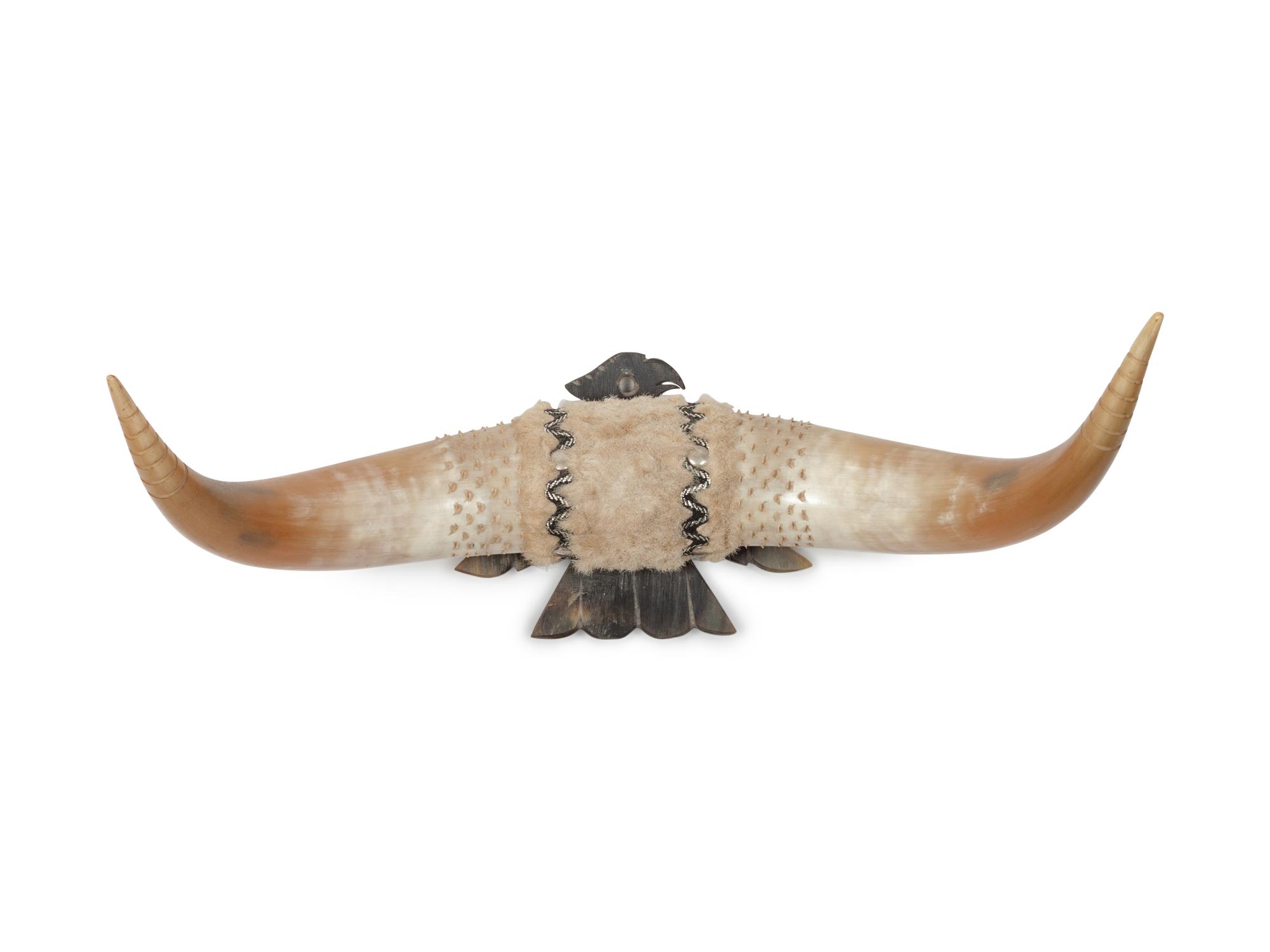 Three Decorative Horn and Antler Mounts