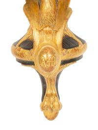 Two Regency Carved Giltwood Articles