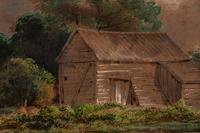 Old Barn and Trees