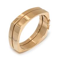YELLOW GOLD BANGLE BRACELET