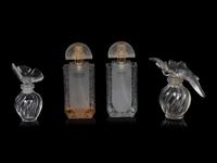 Four Lalique Perfume Bottles