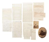 [CIVIL WAR]. Papers of Major Seneca Roe Cowles (1828-1901), Co. D, 10th New York Heavy Artillery, the "Black River Artillery."