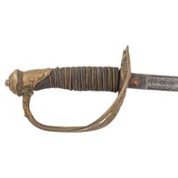 Lot of 3 US Army Swords Including: Model 1902, Model 1860 Staff & Field, Model 1872 Light Cavalry