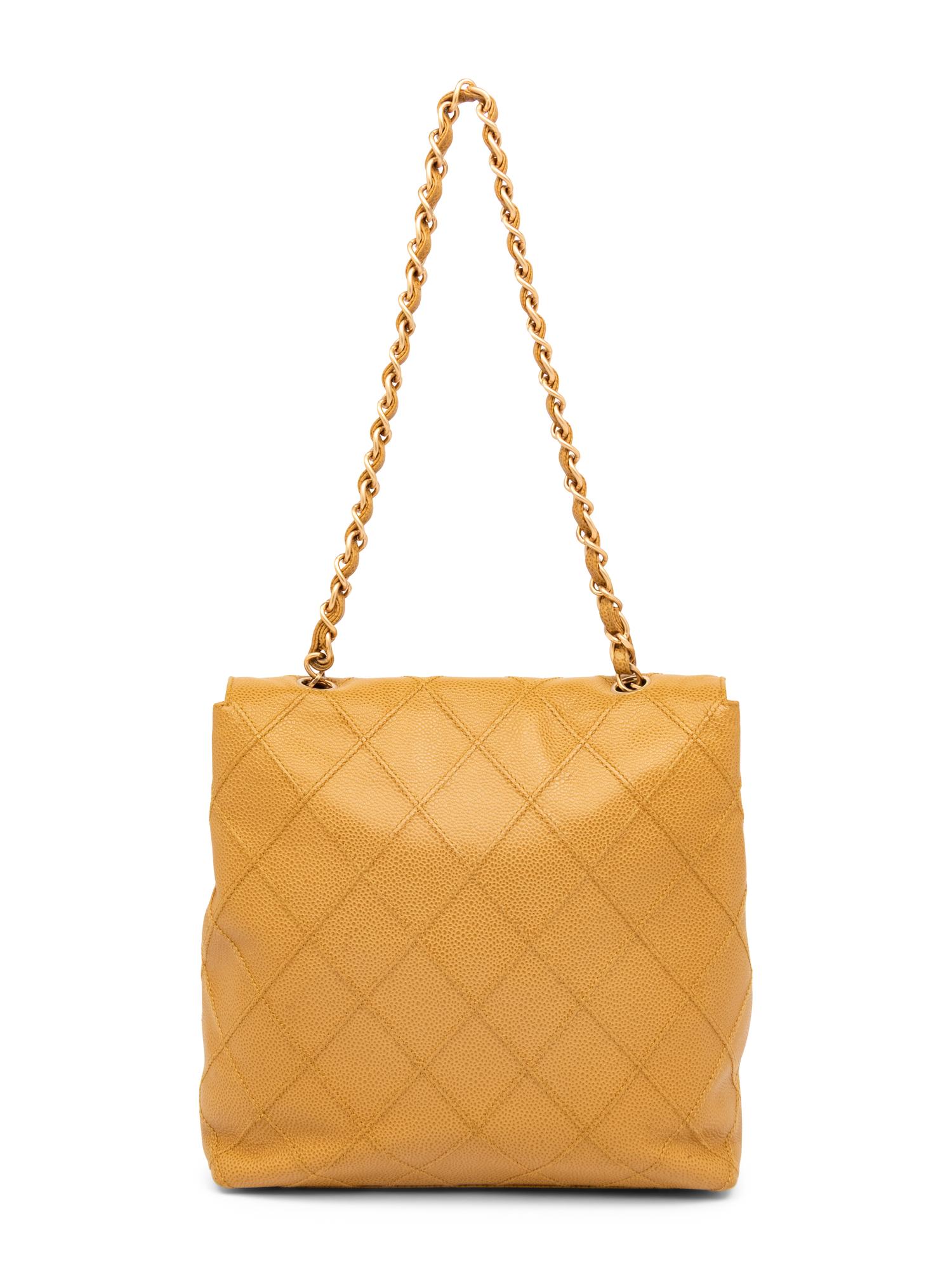CHANEL, TOPSTITCHED TALL FLAP BAG