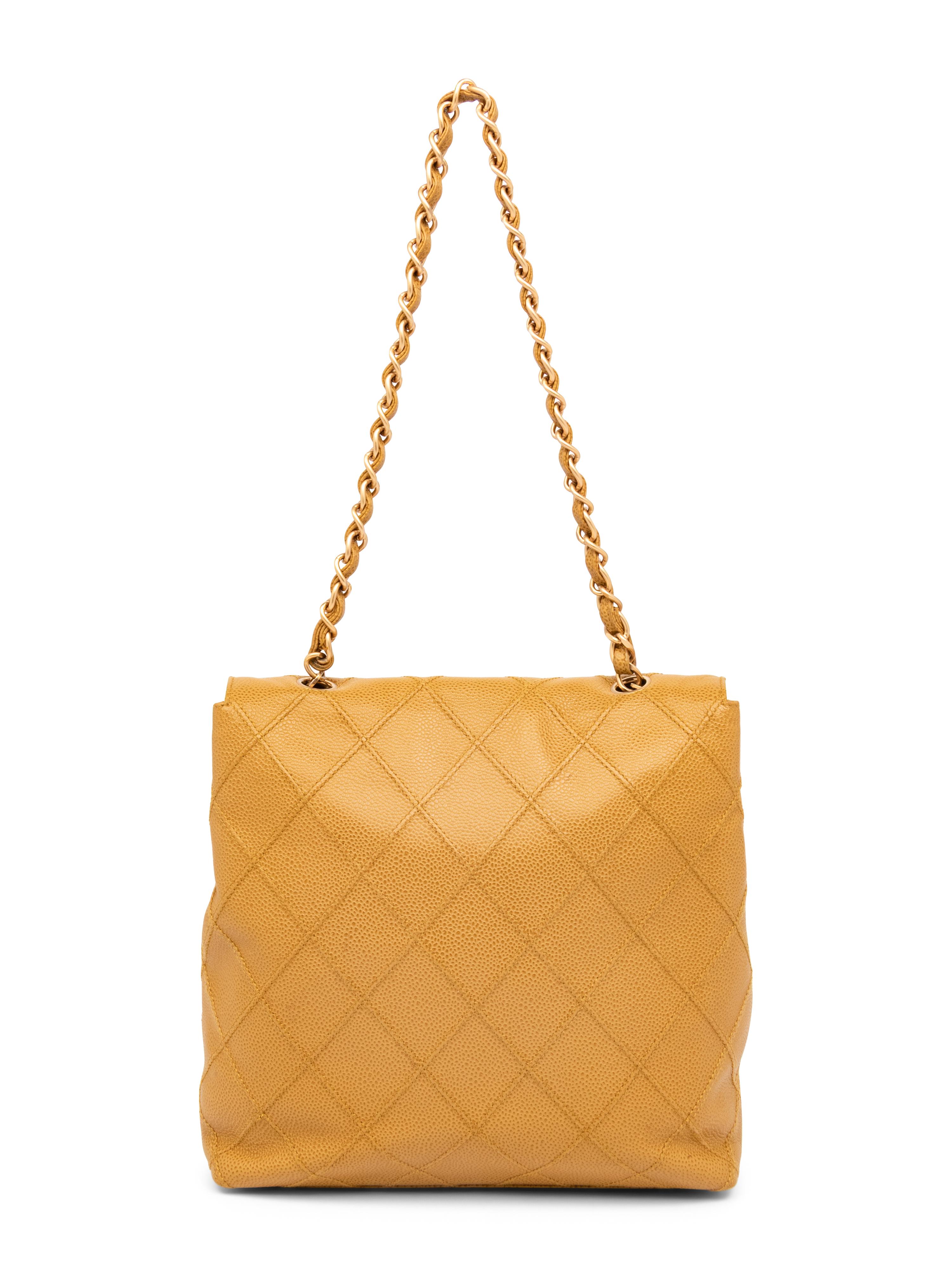CHANEL, TOPSTITCHED TALL FLAP BAG