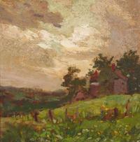 Theresa Ferber Bernstein (American/Polish, 1890–2002) - Stormy Day (Daniel Garber's Studio)