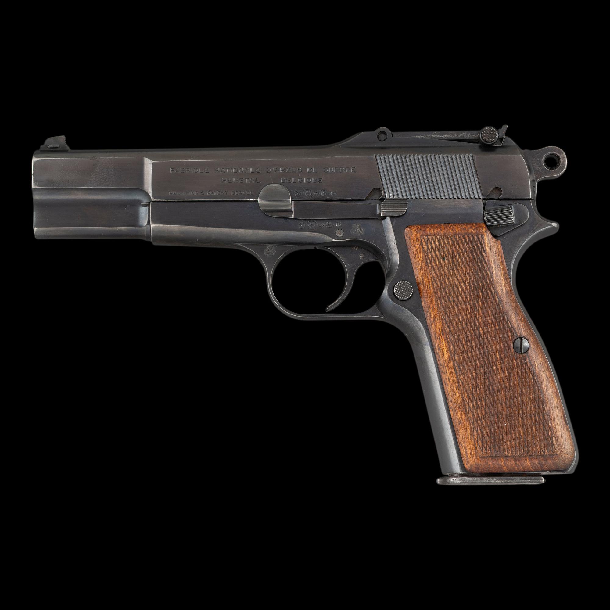 **Belgian Military Marked GP-35 Browning Hi-Power