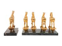 Two Continental Gilt Bronze Figures
