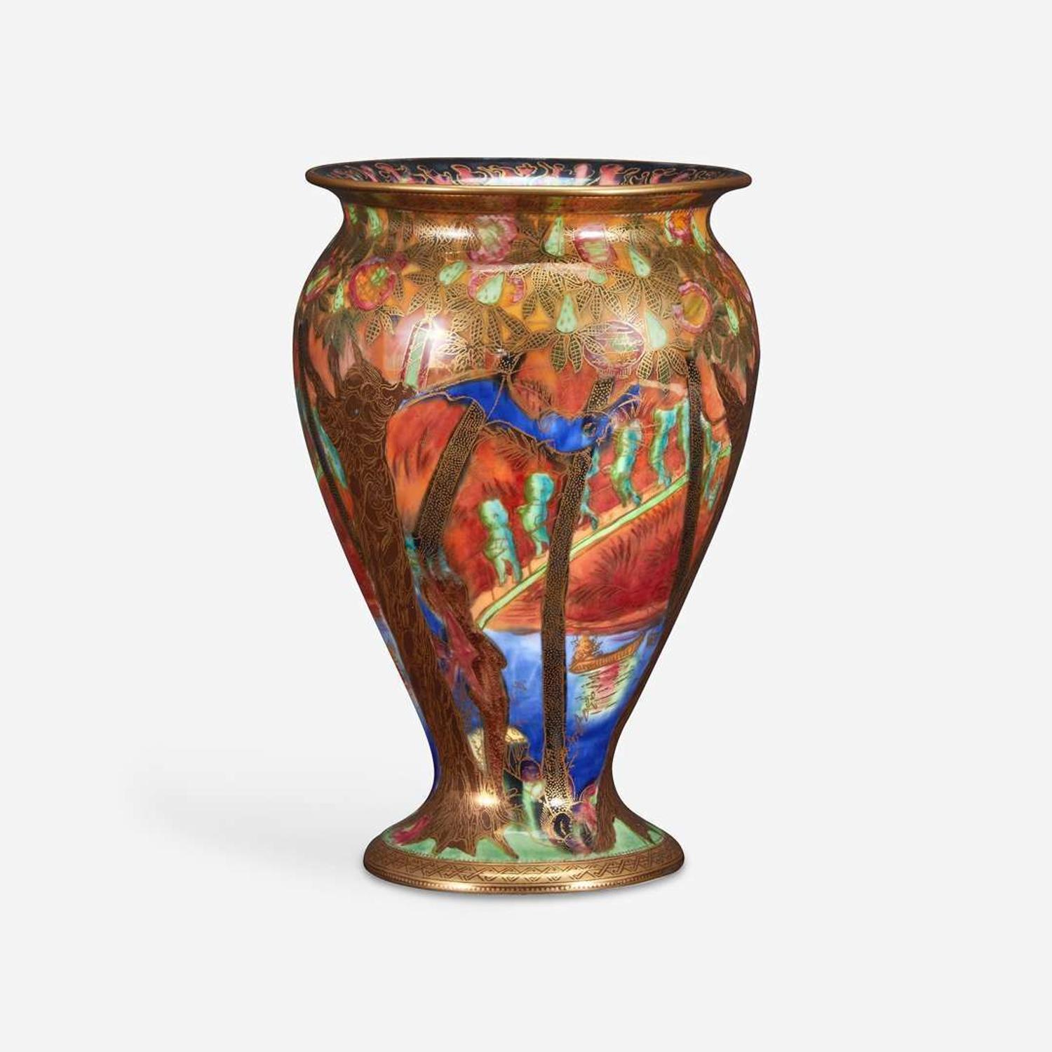 A Wedgwood Fairyland Lustre 'Imps on a Bridge' Vase Daisy Makeig-Jones (English, 1881–1945), circa 1920