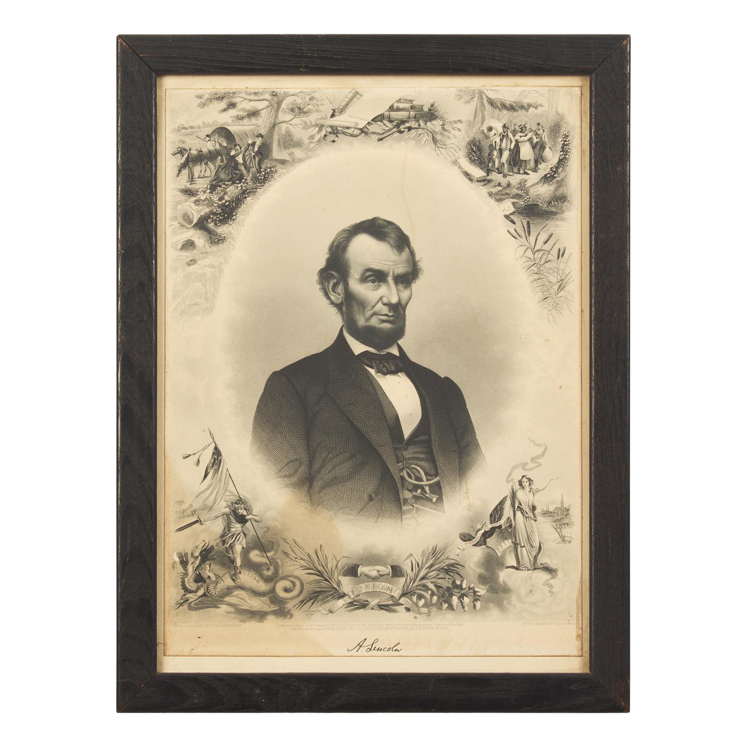 [Lincoln, Abraham] Group of Four Prints
