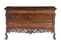 A North Italian Grain-Painted Chest of Drawers