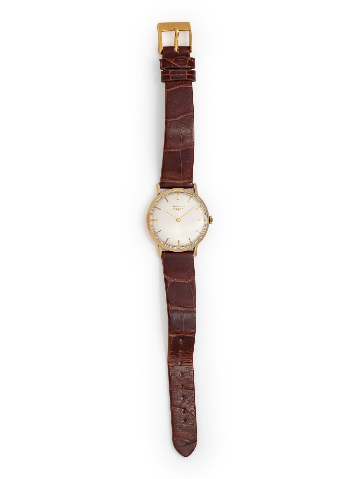 LONGINES, 14K YELLOW GOLD WRISTWATCH