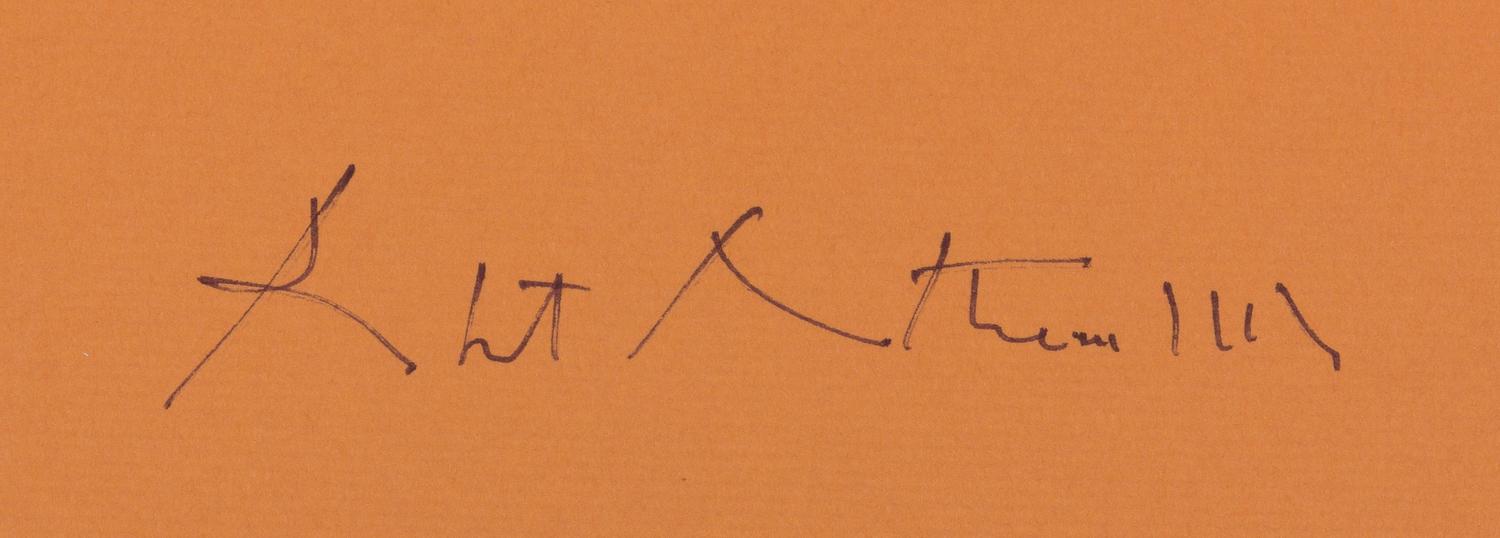 (ART) MOTHERWELL, ROBERT. Text by H.H. Arnason. New York: Harry N. Abrams, [1983]. Second edition. Signed by artist on f.f.e.p.