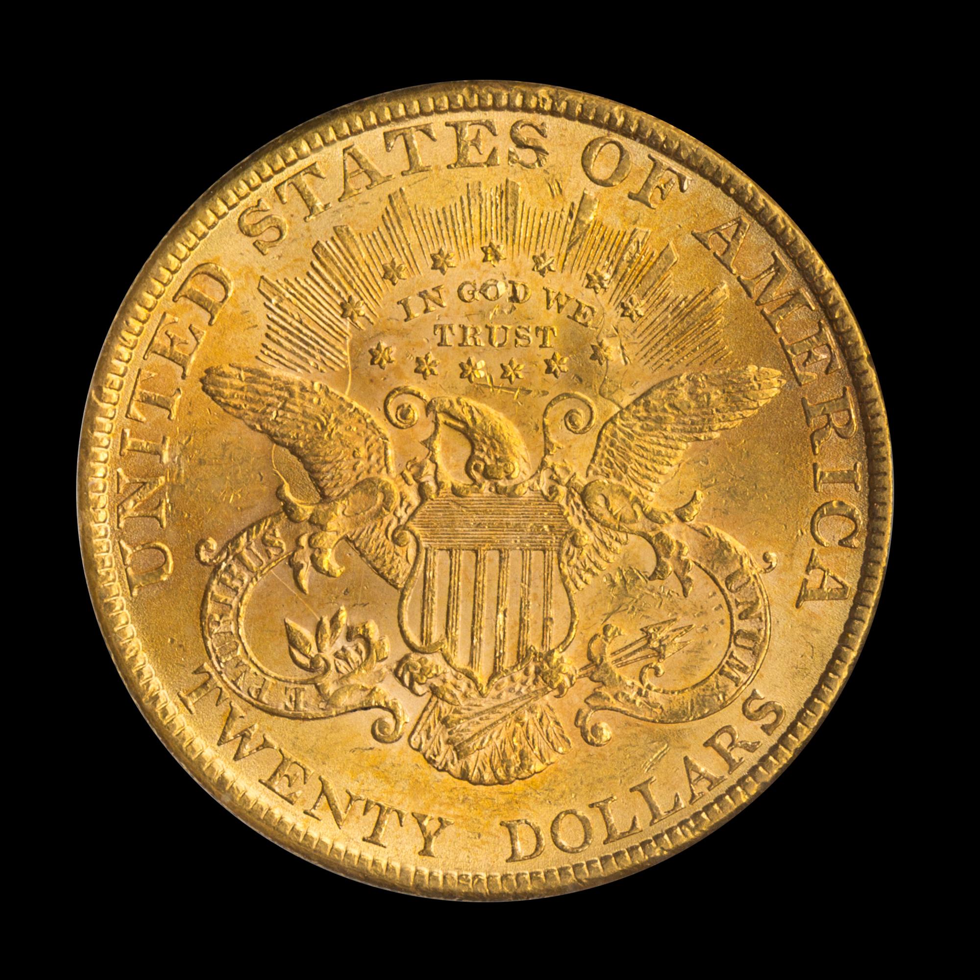 A United States 1889 Liberty Head $20 Gold Coin