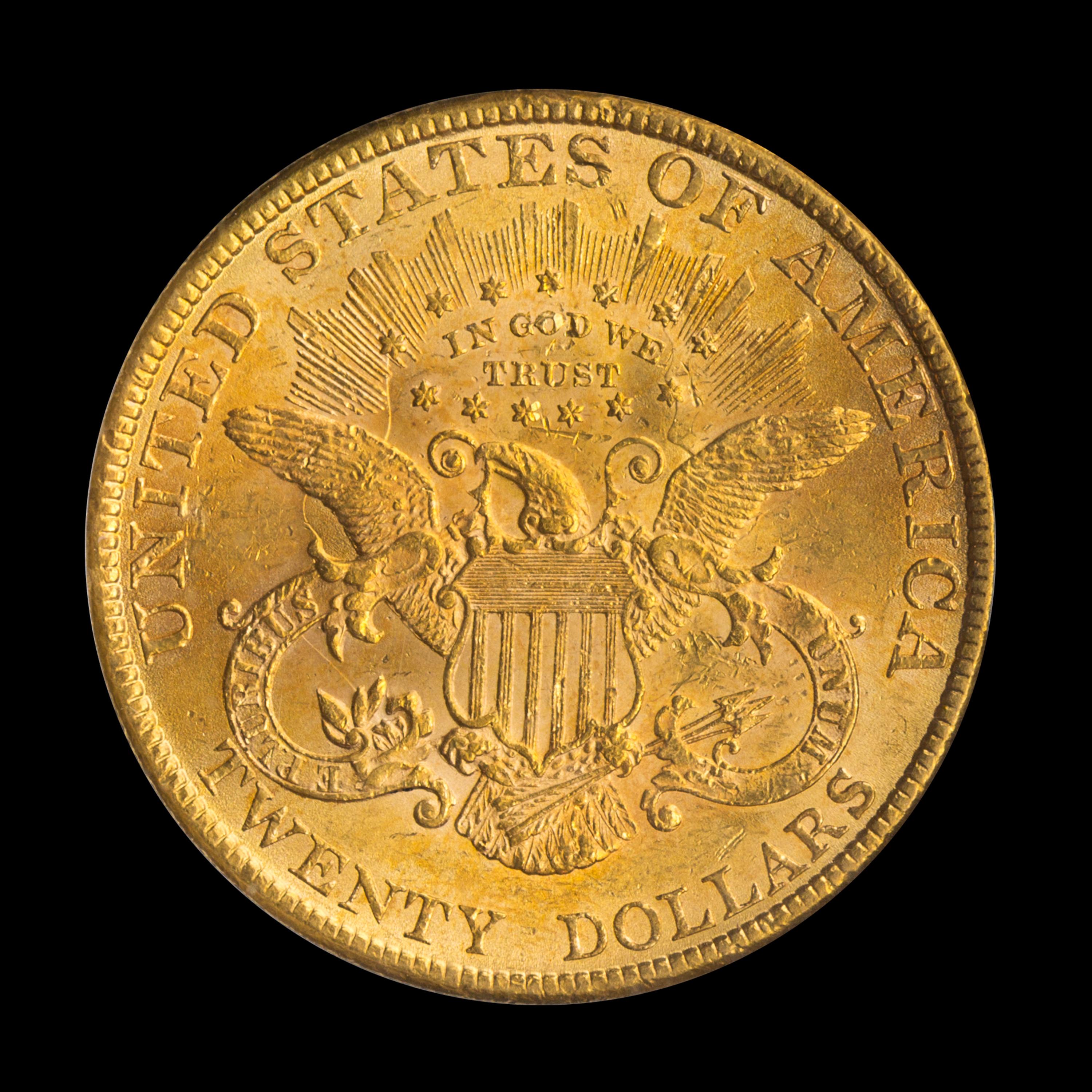 A United States 1889 Liberty Head $20 Gold Coin