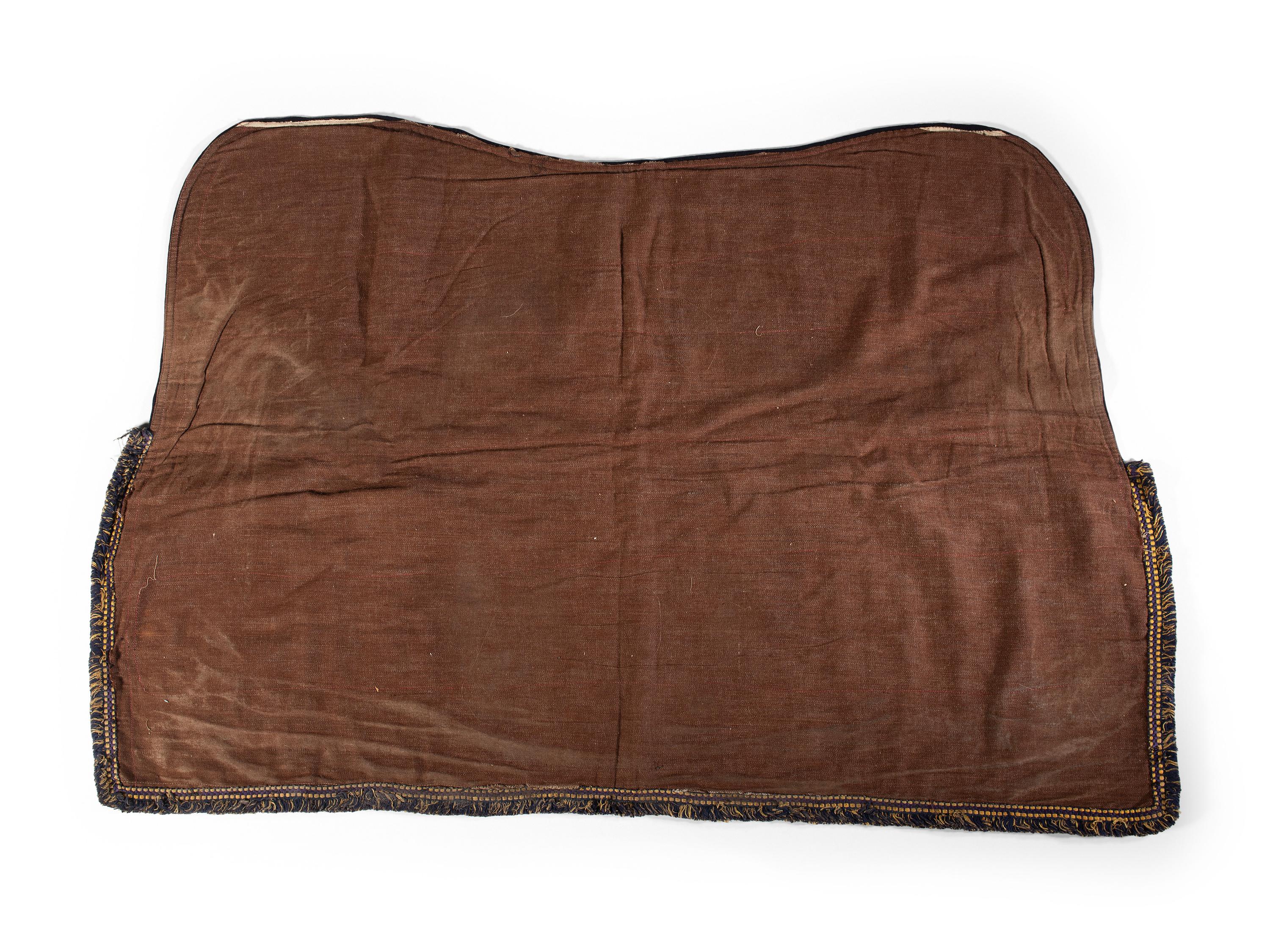 Great Lakes Beaded Wool Saddle Blanket