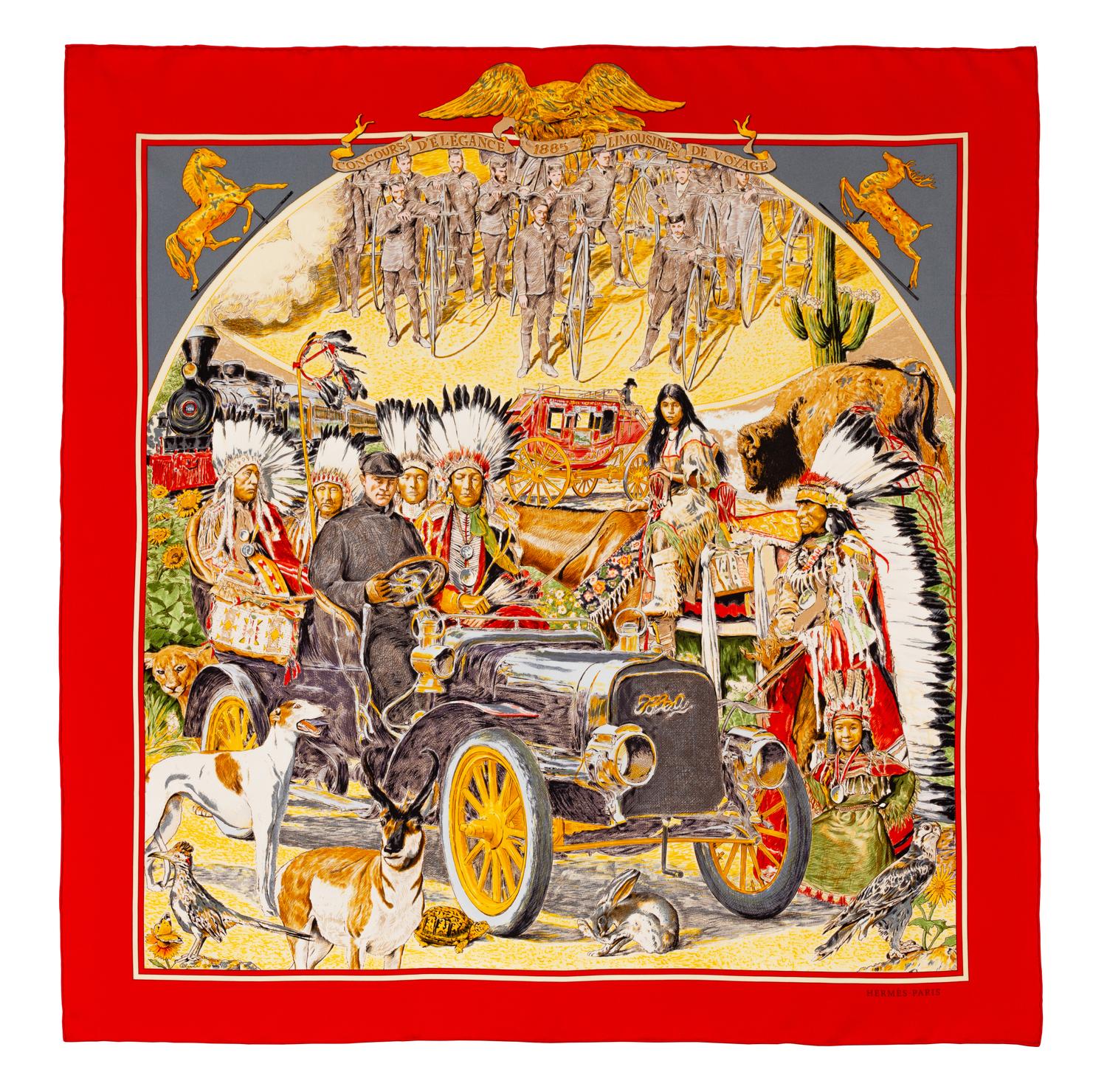 Hermès 90cm Silk Scarf