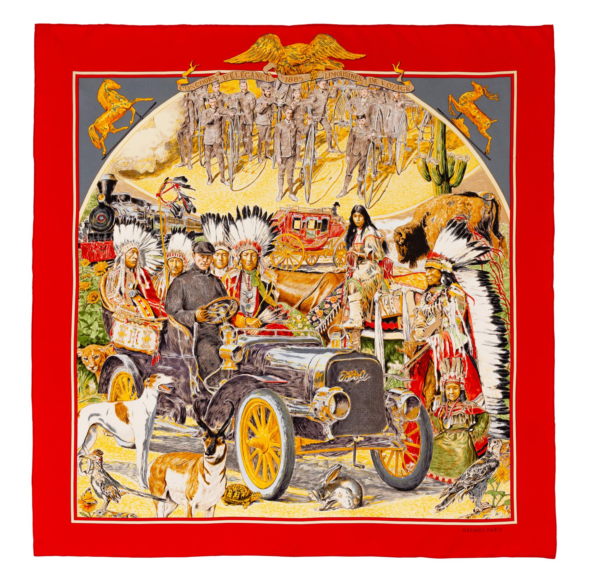 Hermès 90cm Silk Scarf