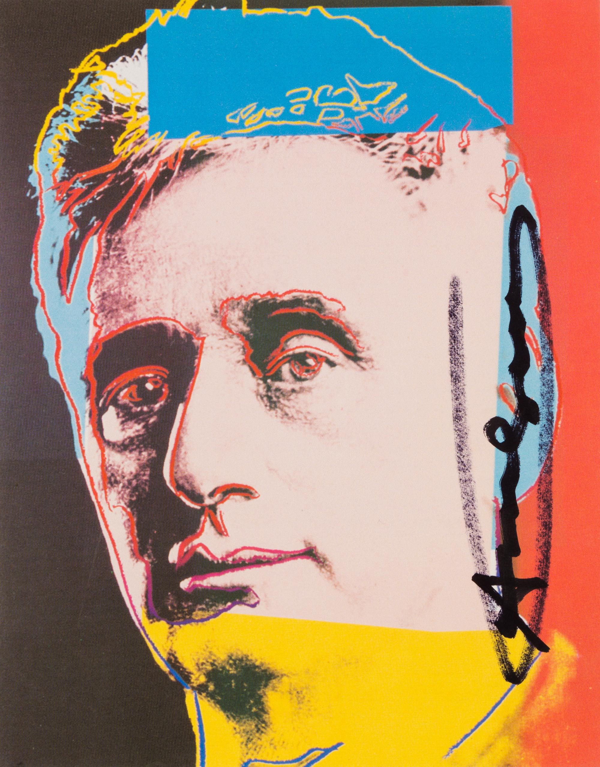 Andy Warhol, (American, 1928-1987), Ten Portraits of Jews of the Twentieth Century, 1980 (set of ten announcement cards from the Jewish