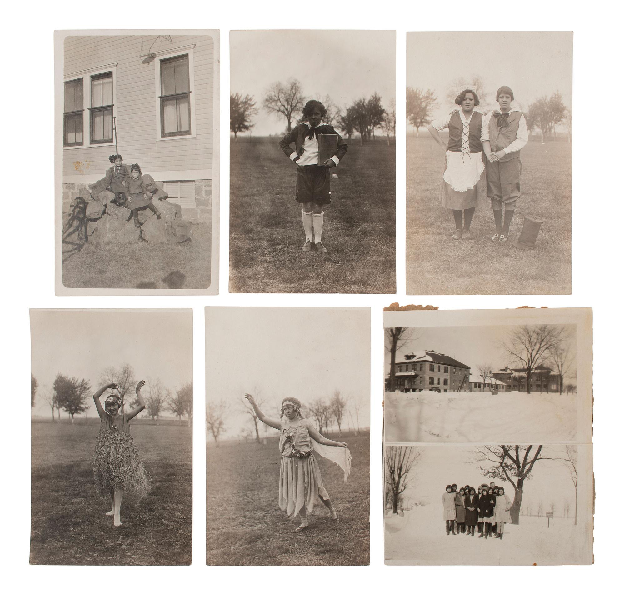 [NATIVE AMERICANS] Photographic and RPPC archive documenting the Tomah Indian Industrial School, WI.