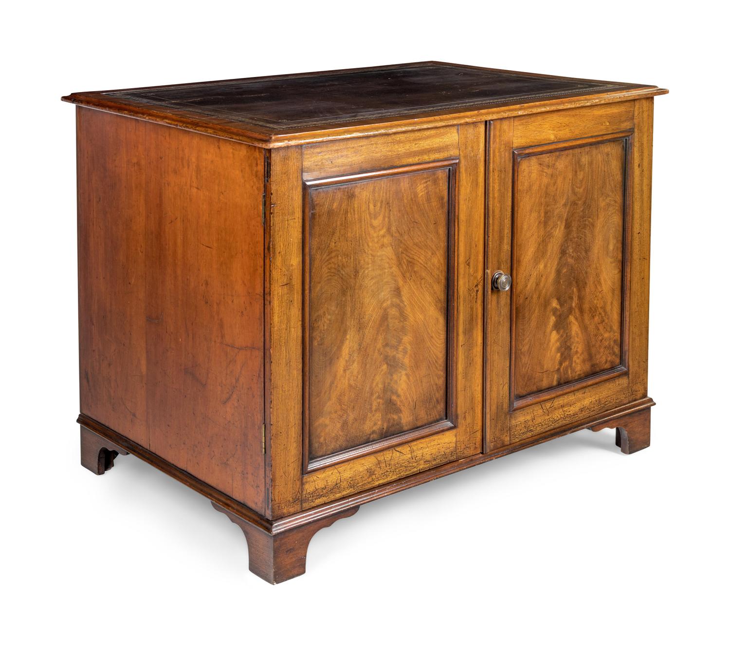 A George III Style Mahogany Map Cabinet