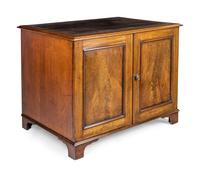 A George III Style Mahogany Map Cabinet