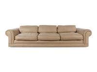 A Contemporary Leather Sofa