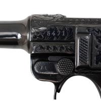 ** Engraved S/42 Code Mauser P.08 in Holster Issued by the American Historical Foundation