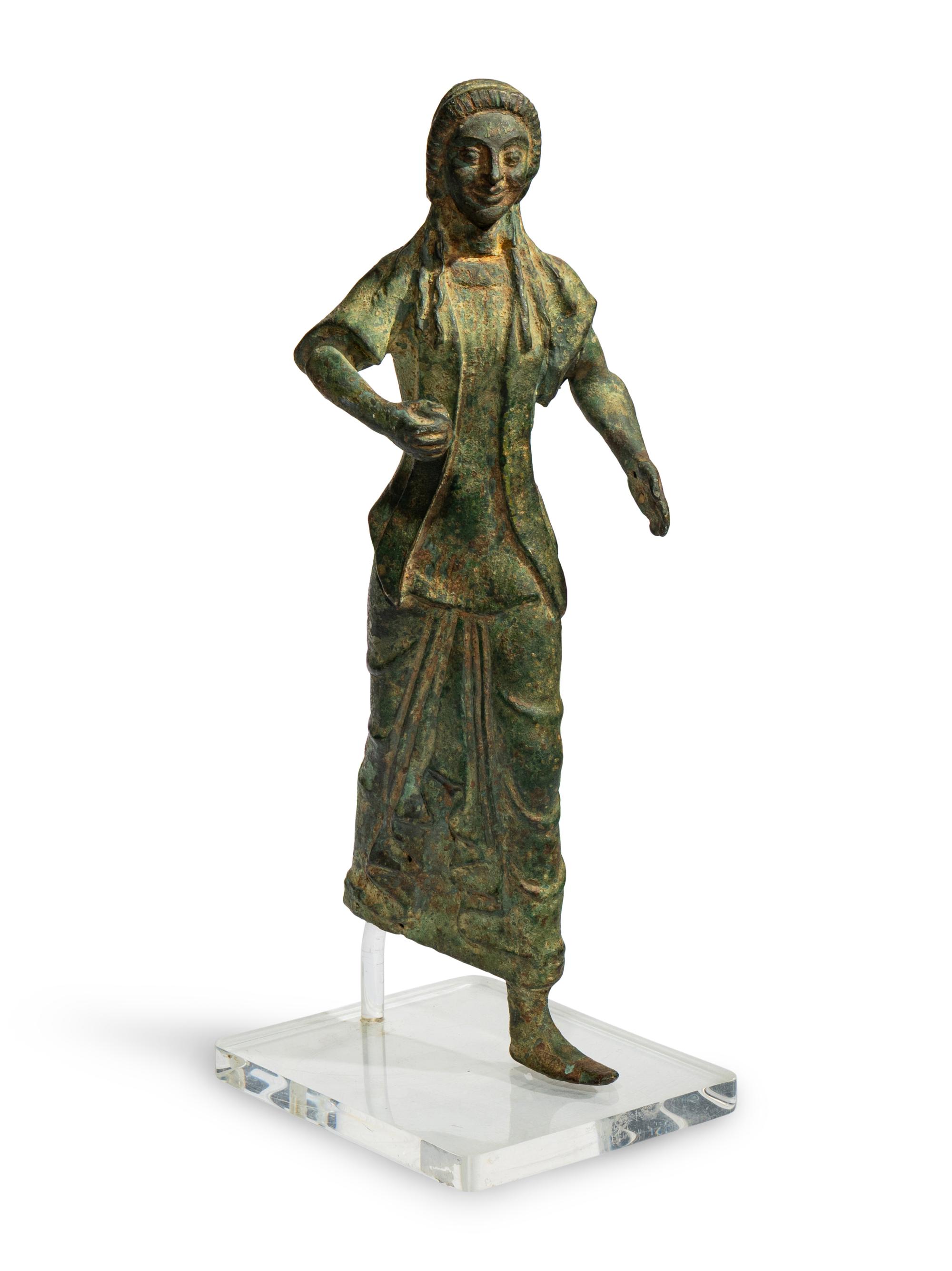 An Etruscan Style Bronze Votary