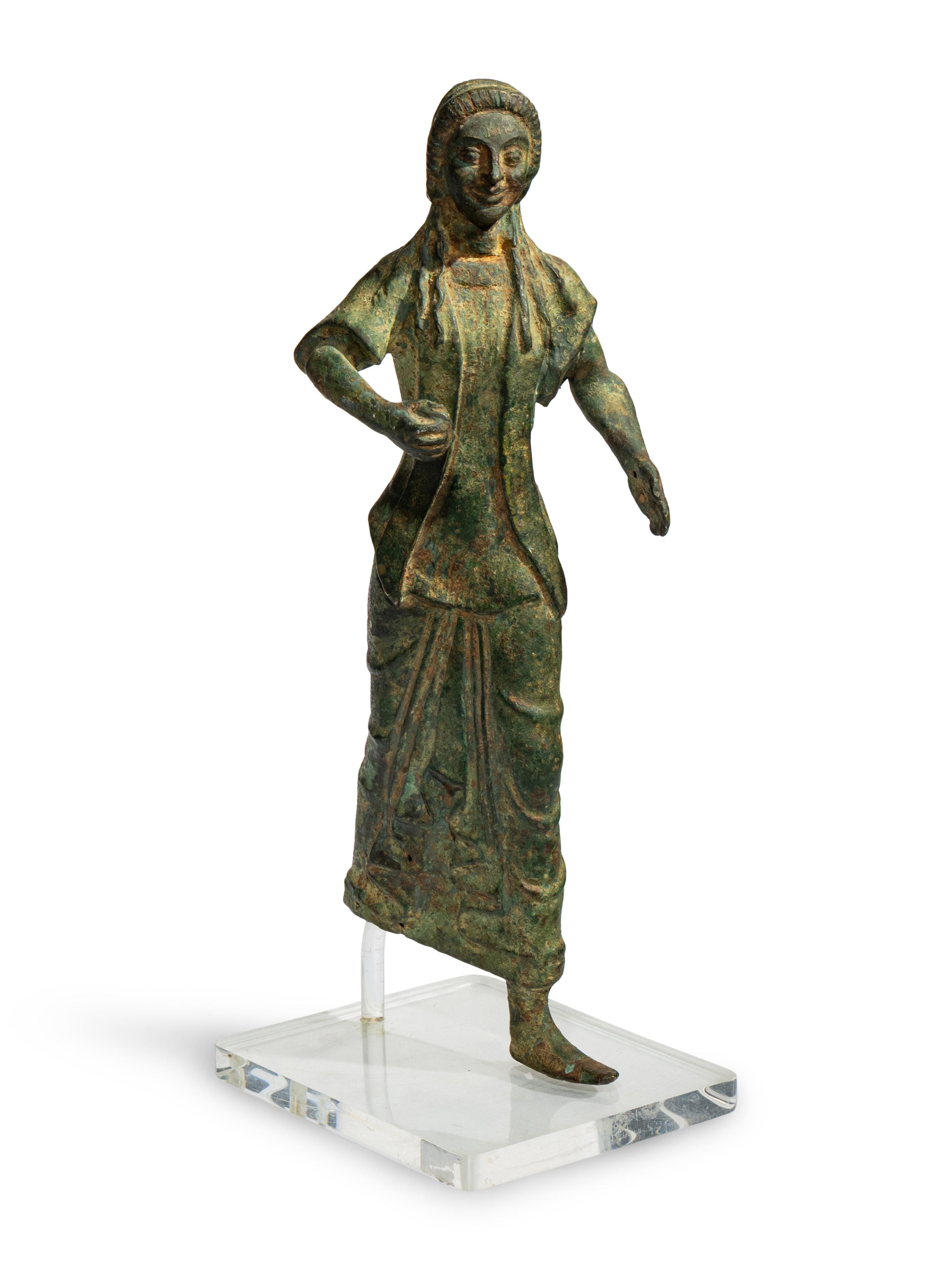 An Etruscan Style Bronze Votary