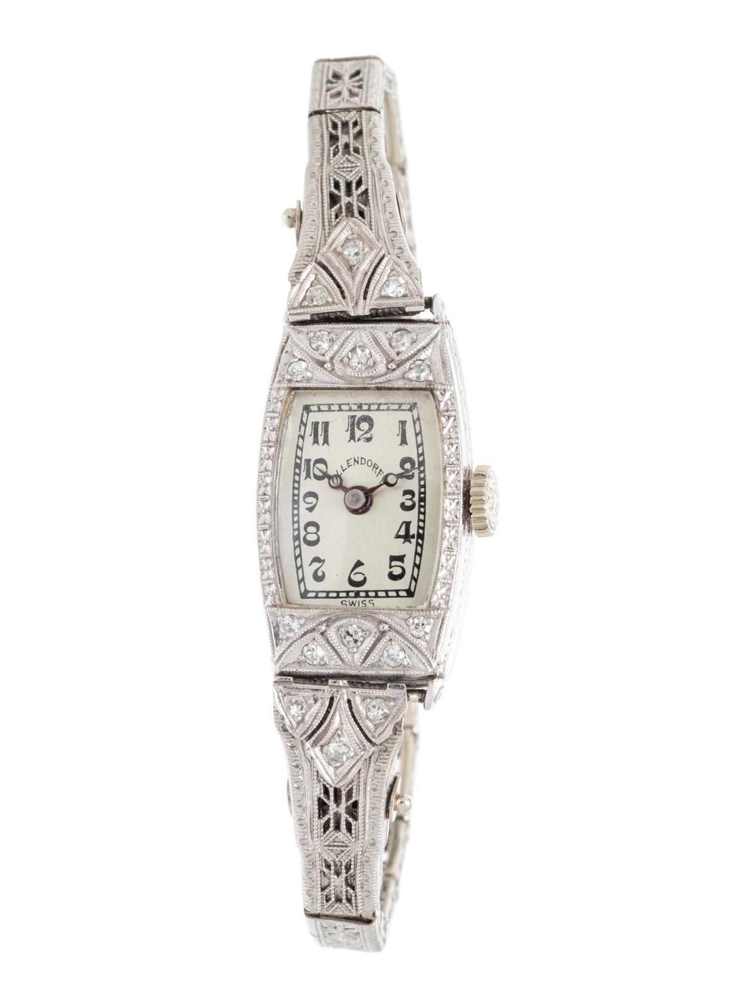 COLLECTION OF WHITE GOLD AND DIAMOND JEWELRY