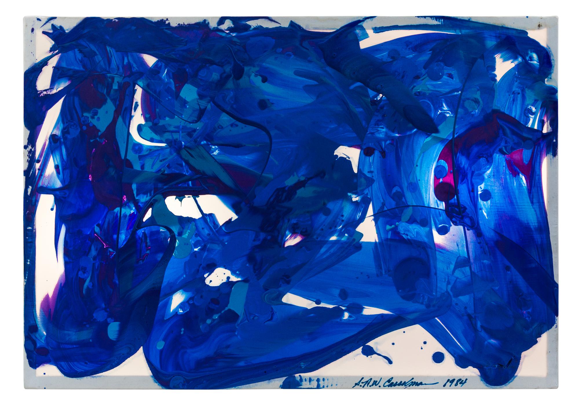 Stanley Casselman, (American, b. 1963), Untitled (Blue Light Box), 1984