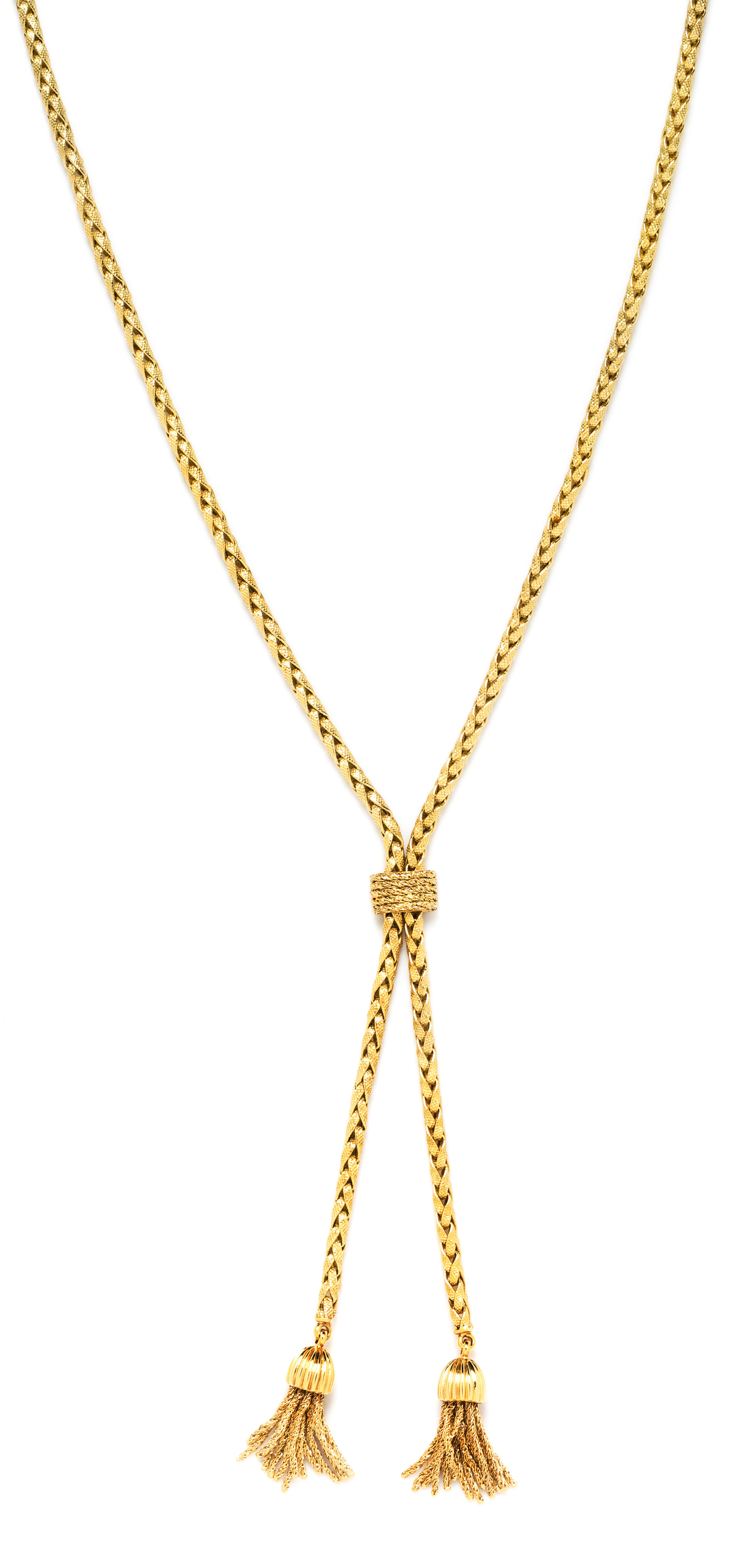 An 18 Karat Yellow Gold Lariat Necklace, Marchisio, 47.00 dwts.