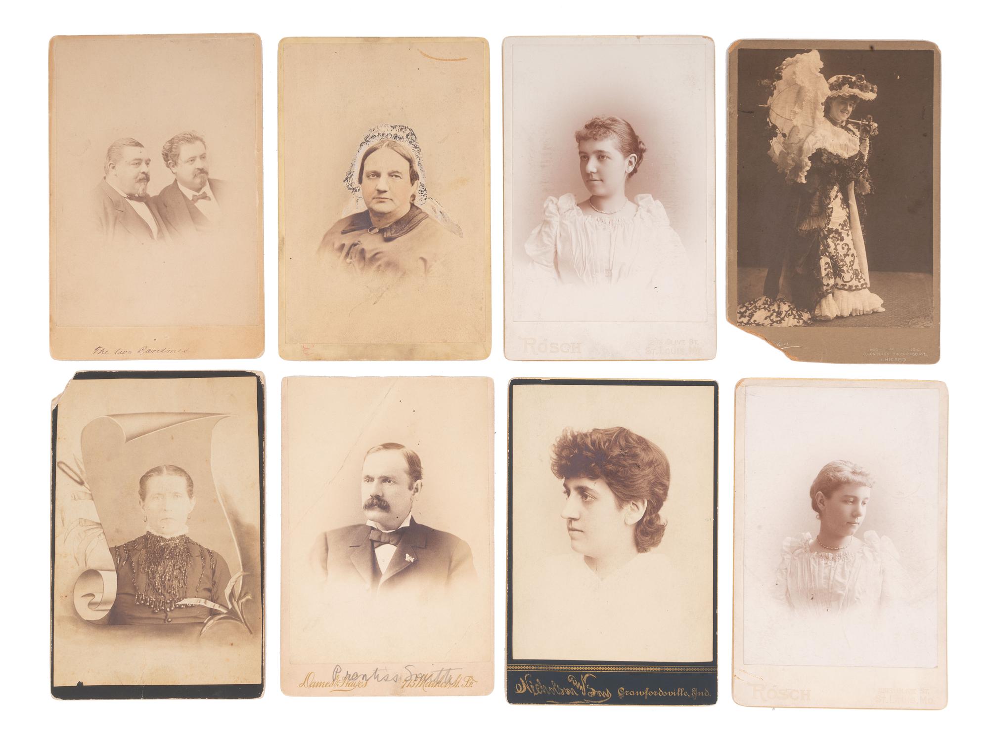 [EARLY PHOTOGRAPHY]. A collection of photographs, artwork, and pamphlets identified to Sol Smith, actor and theatre manager.