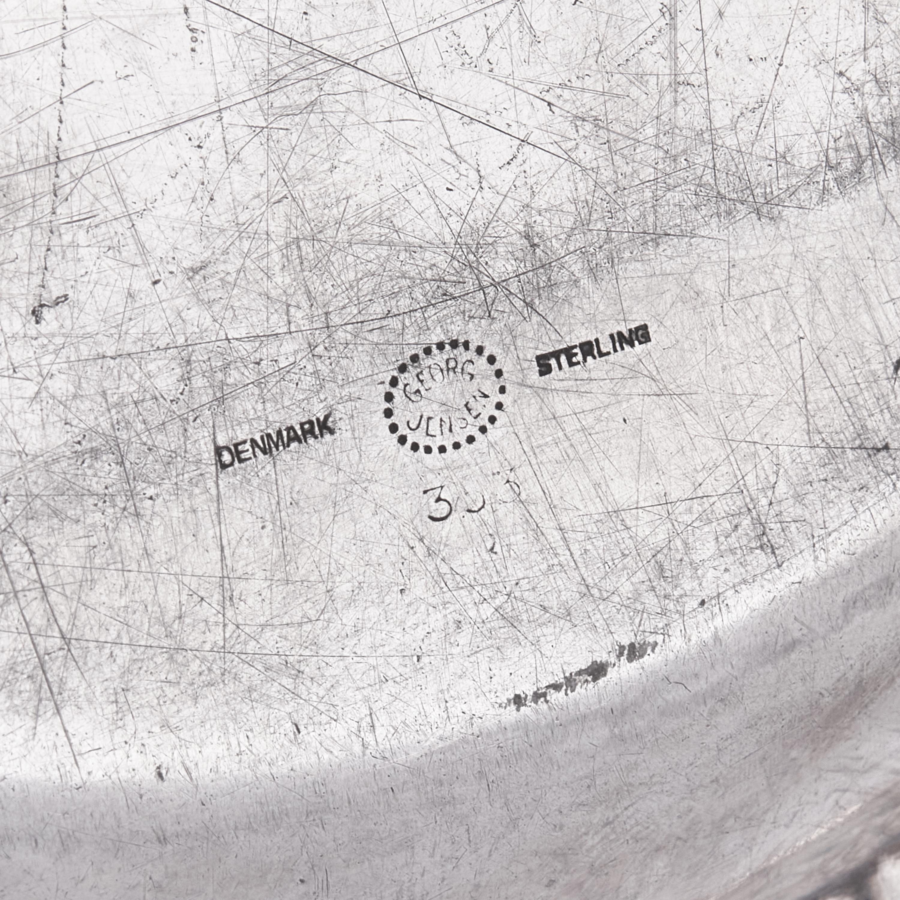 A Georg Jensen Silver Tray