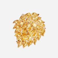 An 18K Yellow Gold Cellini Brooch
