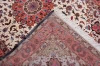 A Tabriz Silk and Wool Rug