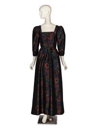 Sybil Connolly, Floral Taffeta Dress