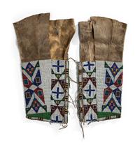 Sioux Beaded Hide Leggings