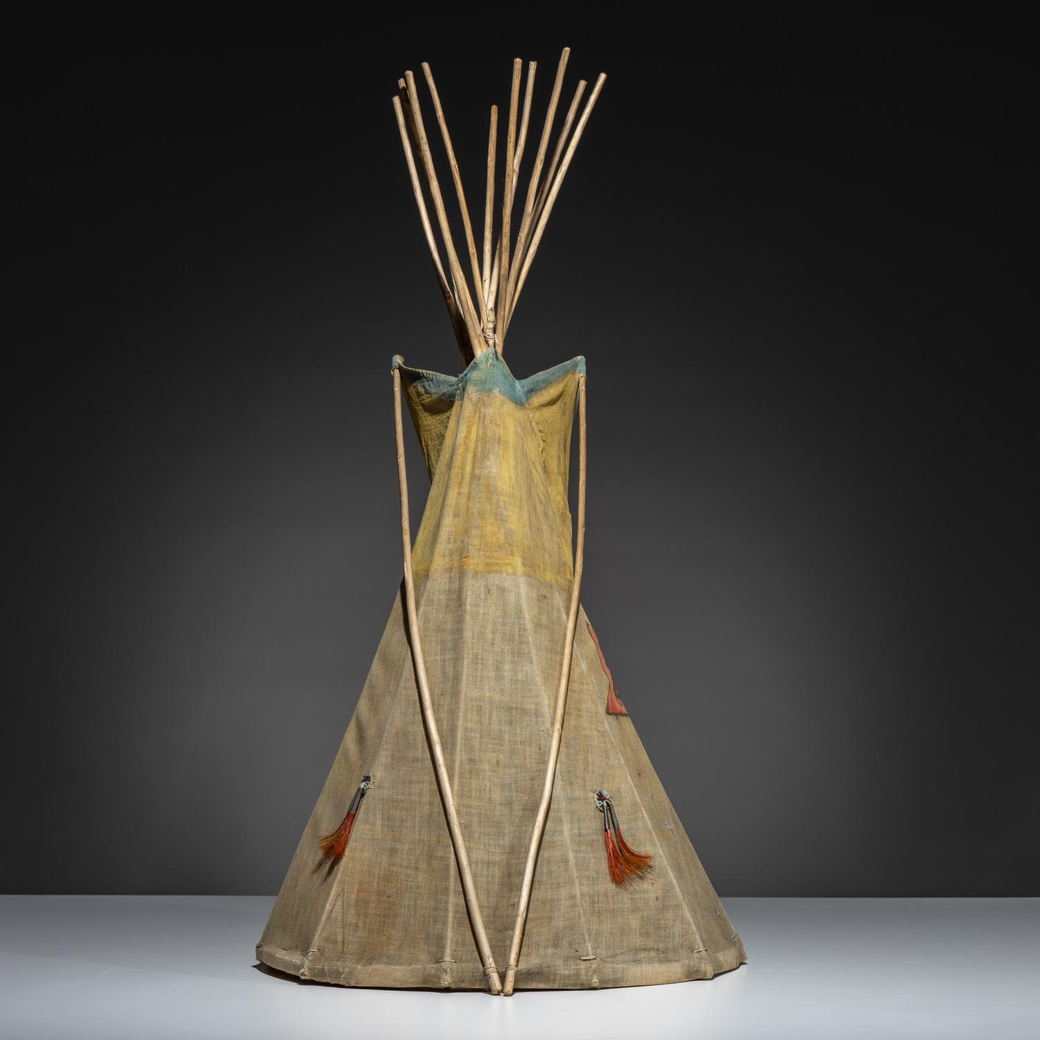 Plains Painted Model Tipi