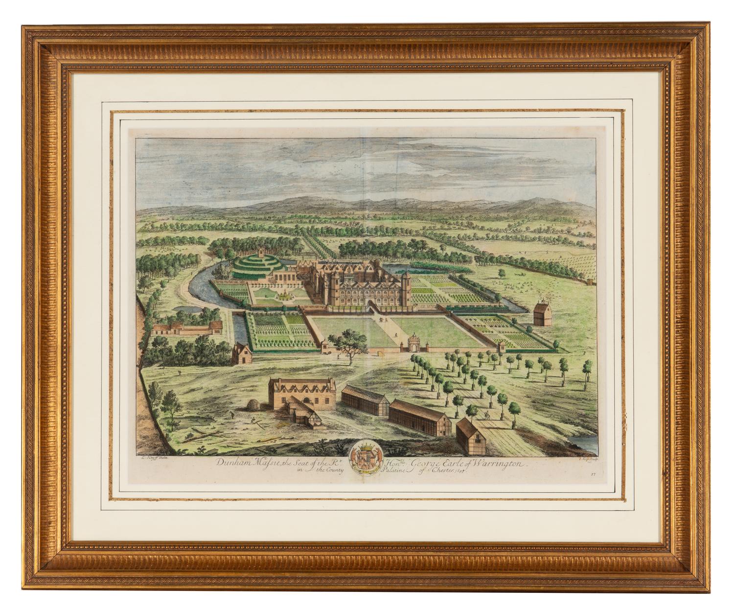 A Set of Eight Hand-Colored Engravings