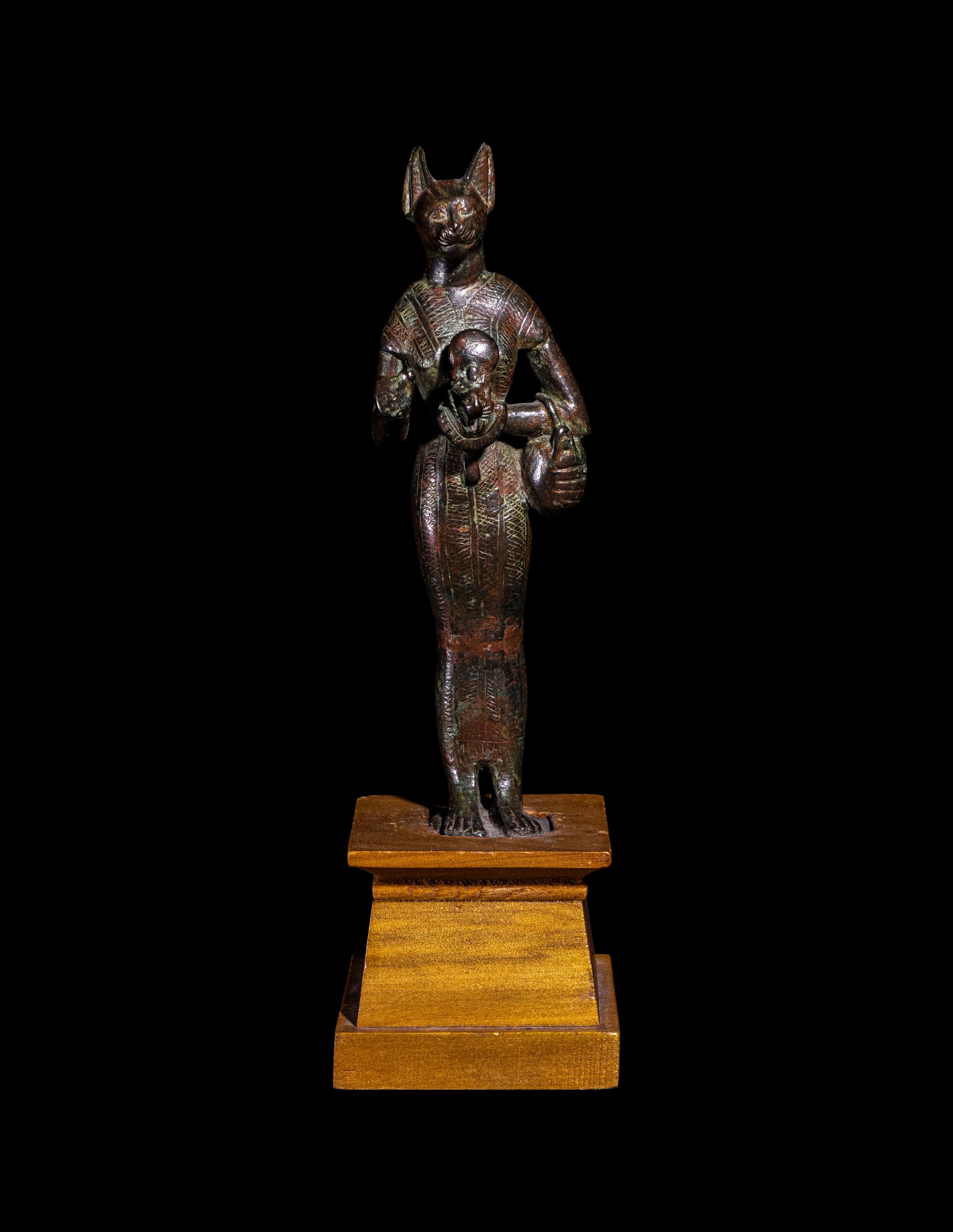 An Egyptian Bronze Bastet