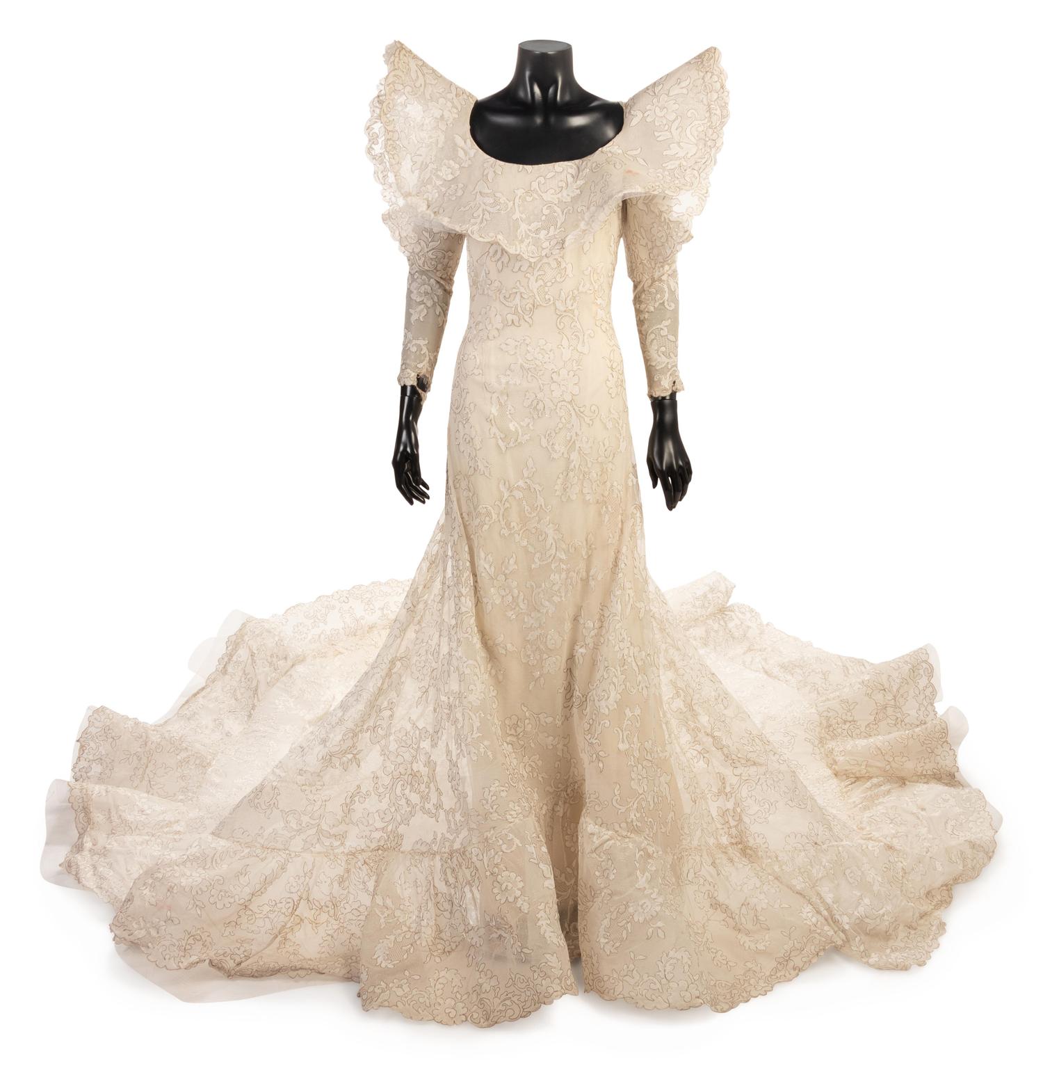 Pierre Cardin White Evening Dress, 1970-80s